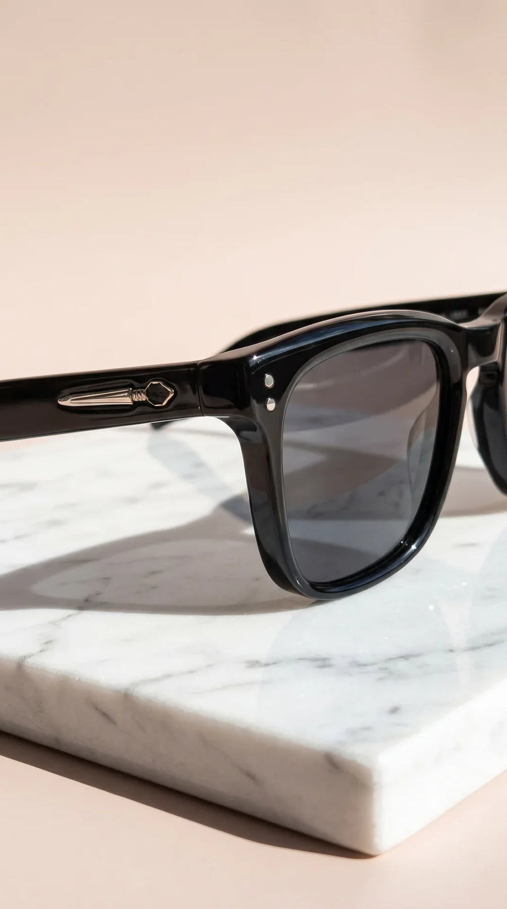 Unisex Rectangular Acrylic Frame Sunglasses