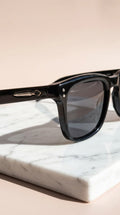 Unisex Rectangular Acrylic Frame Sunglasses
