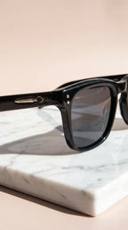 Unisex Rectangular Acrylic Frame Sunglasses