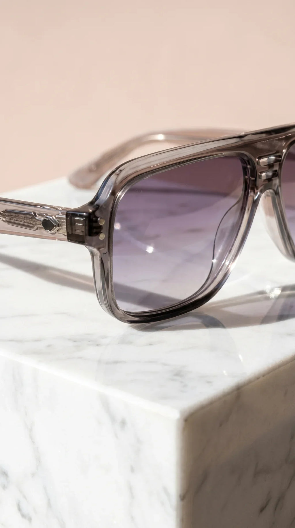 Unisex Aviator Acrylic Sunglasses