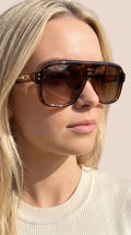 Unisex Aviator Acrylic Sunglasses