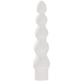 Vibrador anal acanalado White Nights de 18 cm