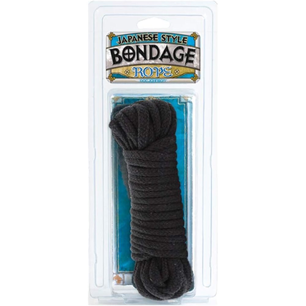 Cuerda de bondage de estilo japonés en color negro