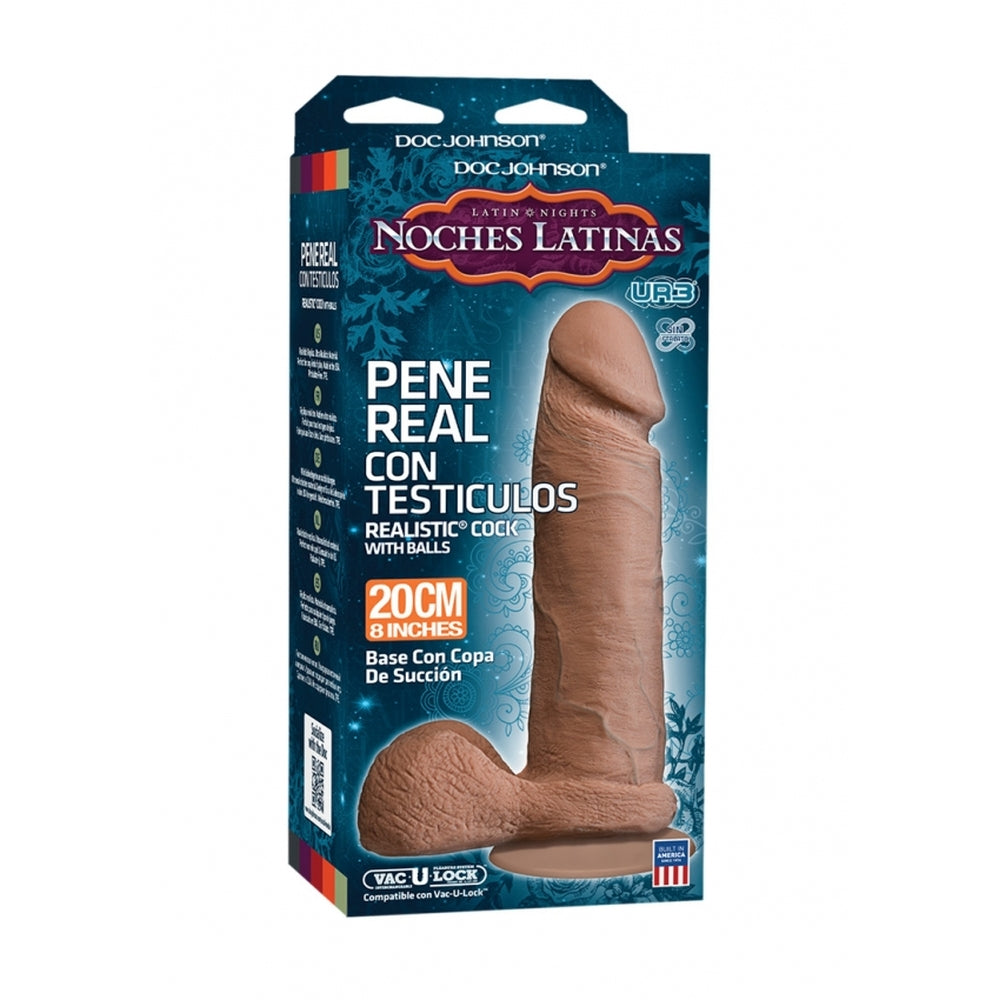 Noches Latinas Ur3 Pene Real Consolador De 8 Pulgadas