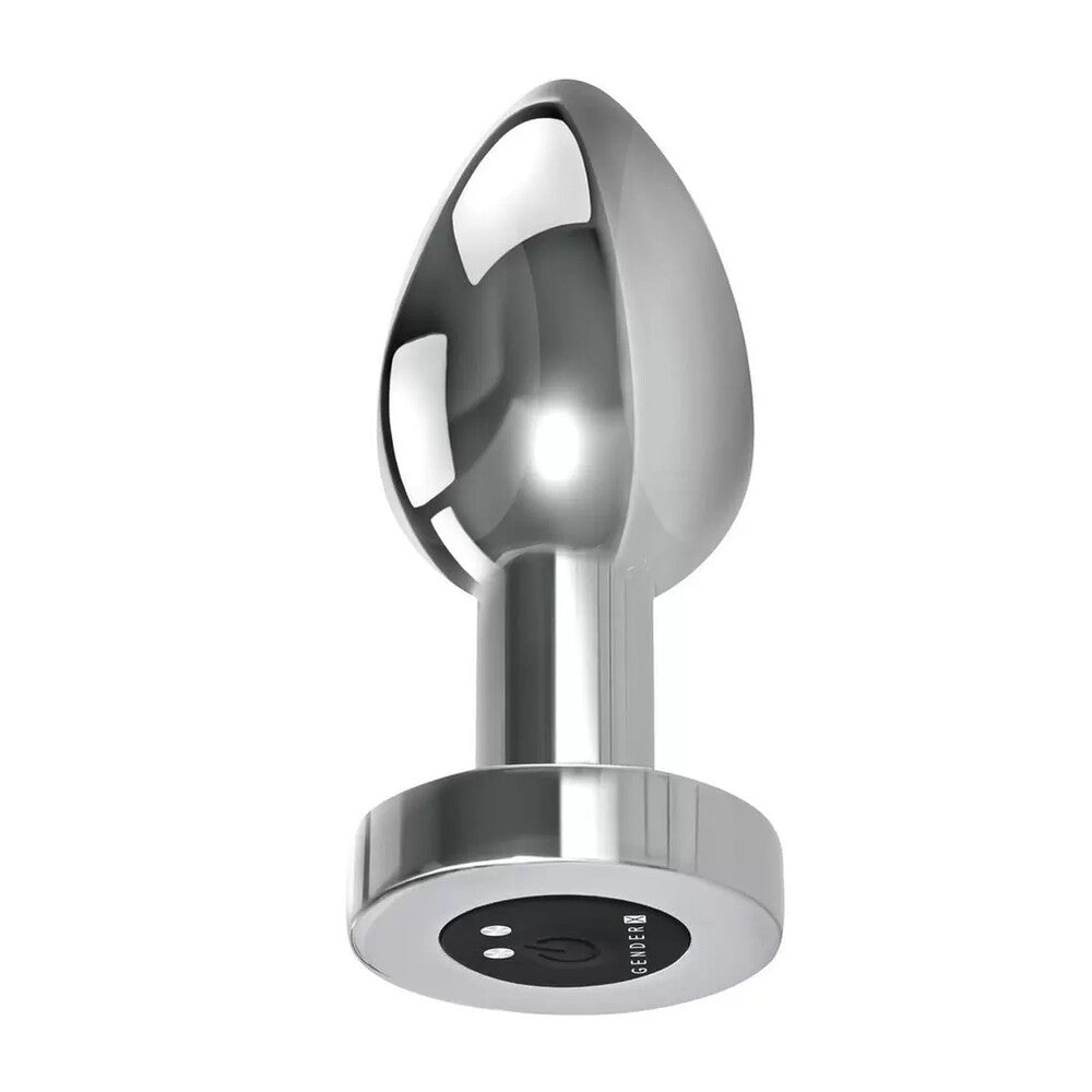 Plug anal metálico rockero de género X XL