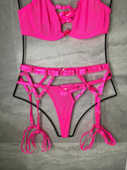 Bright pink 4 piece set