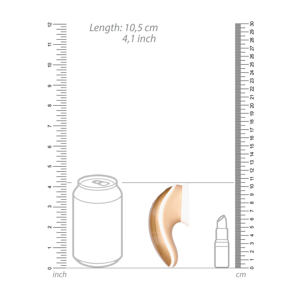 Juguete de succión y vibración manos libres Twitch Gold