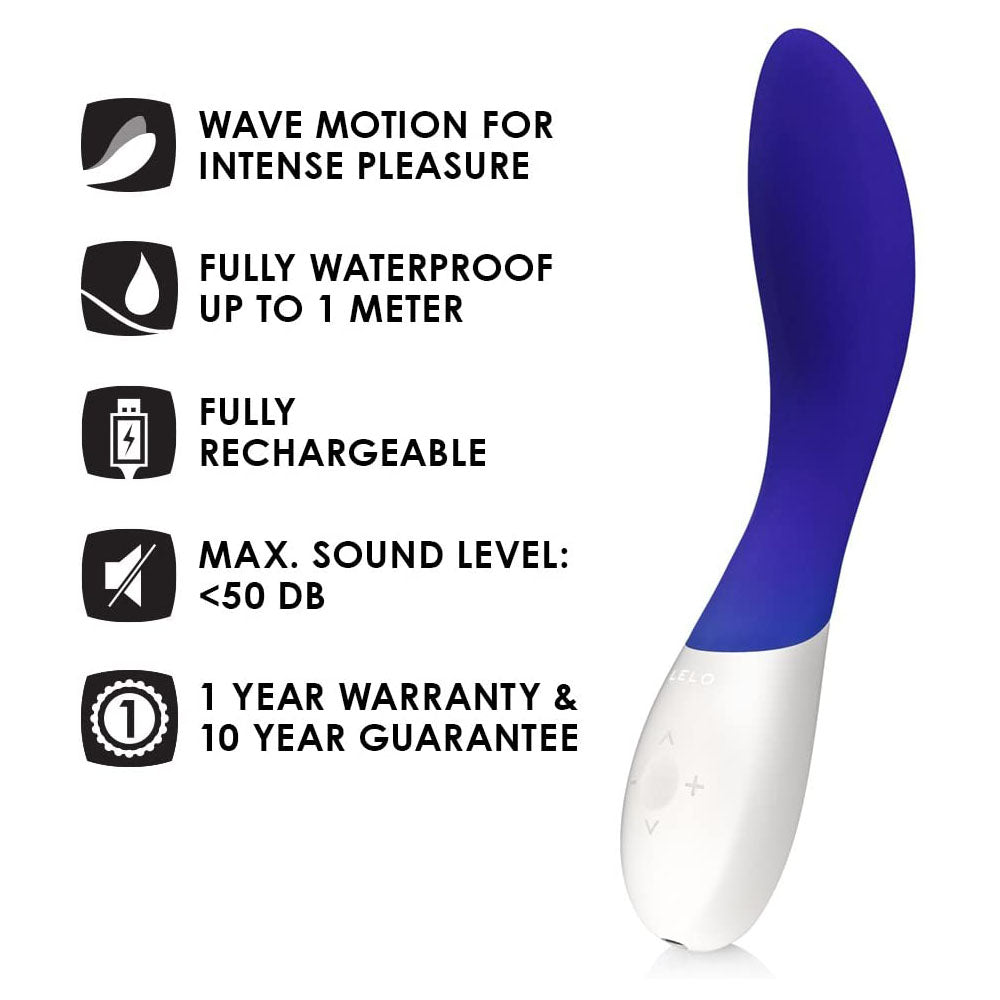 Vibrador Lelo Mona Wave Azul Medianoche