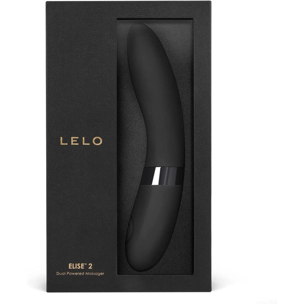 Vibrador de punto G Lelo Elise 2 de doble potencia, color negro