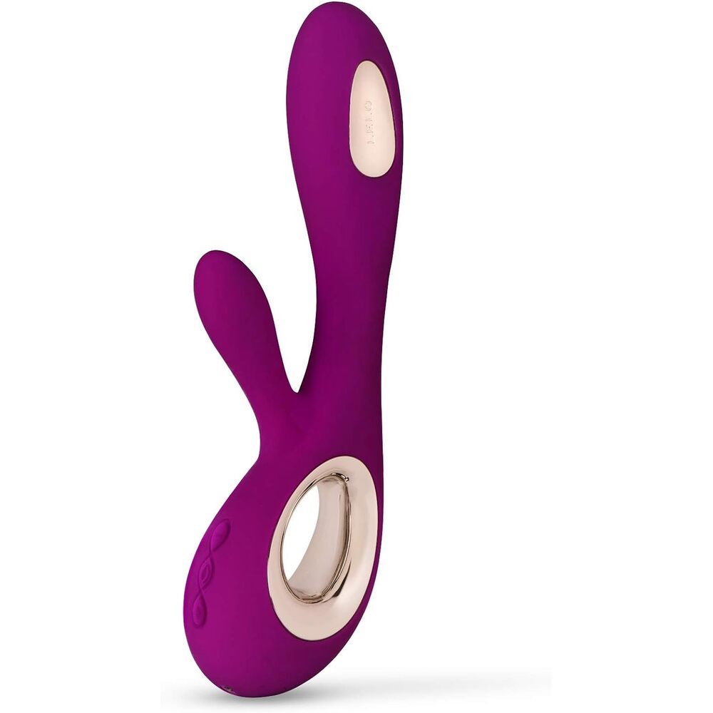 Vibrador dual recargable e impermeable Lelo Soraya Wave Rose
