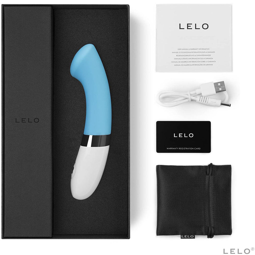 Vibrador de punto G Lelo Gigi 2 azul turquesa