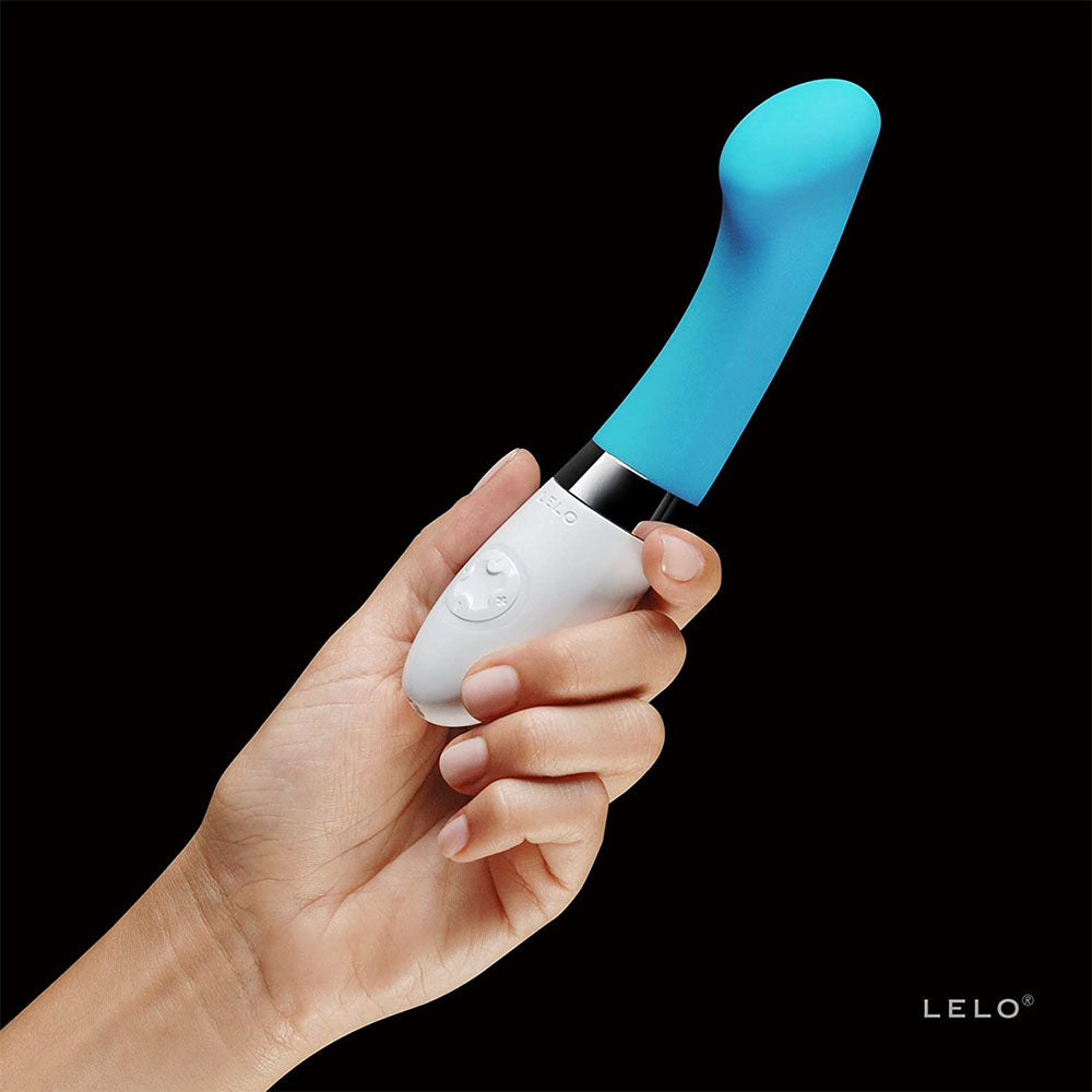 Vibrador de punto G Lelo Gigi 2 azul turquesa