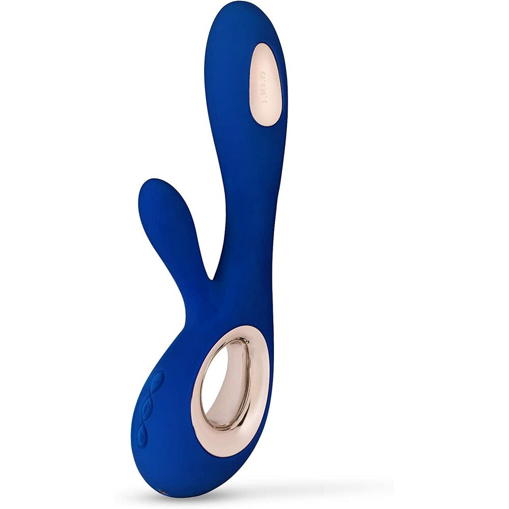 Vibrador Lelo Soraya Wave de doble acción azul medianoche