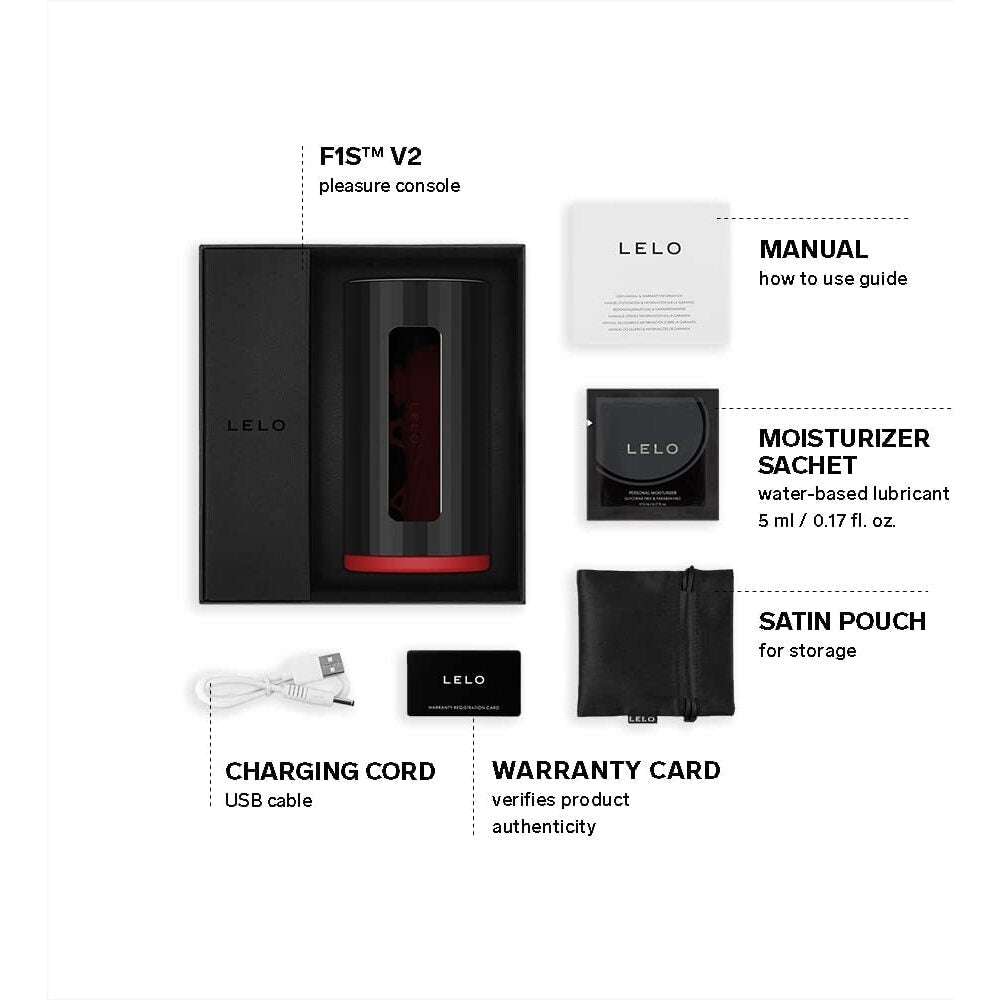 Masturbador Lelo F1S V2X Rojo