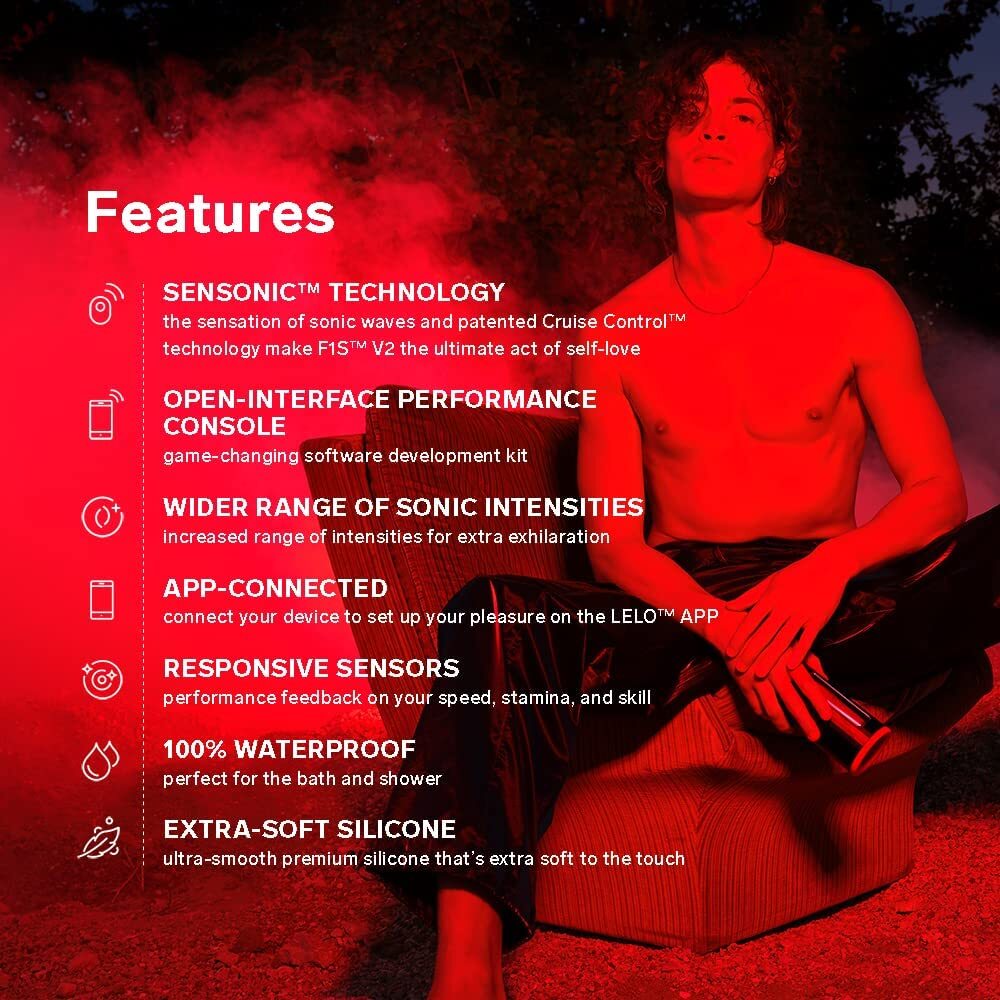 Masturbador Lelo F1S V2X Rojo