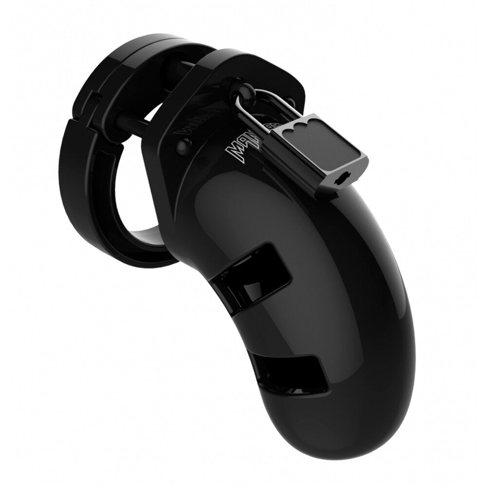 Jaula de castidad para hombre 01, color negro, de 3,5 pulgadas