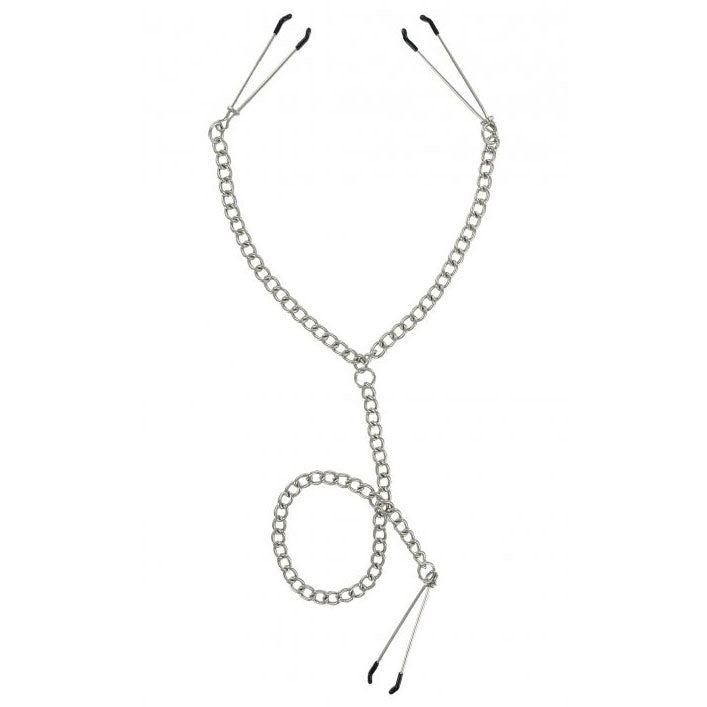 Juego de pinzas para pezón y clítoris Master Series