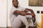 Men's Grey Marl Cotton Modal Short Sleeve Top and Bottoms Set