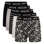 5 Pack Mens Boxers TALOX - Soft Breathable Cotton Everyday Underwear