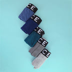 5 Pack Mens Boxers DILLOW - Soft Breathable Cotton Everyday Underwear