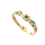 Full Body Titanium Steel Plated 18K Gold Light Luxury Bracelet