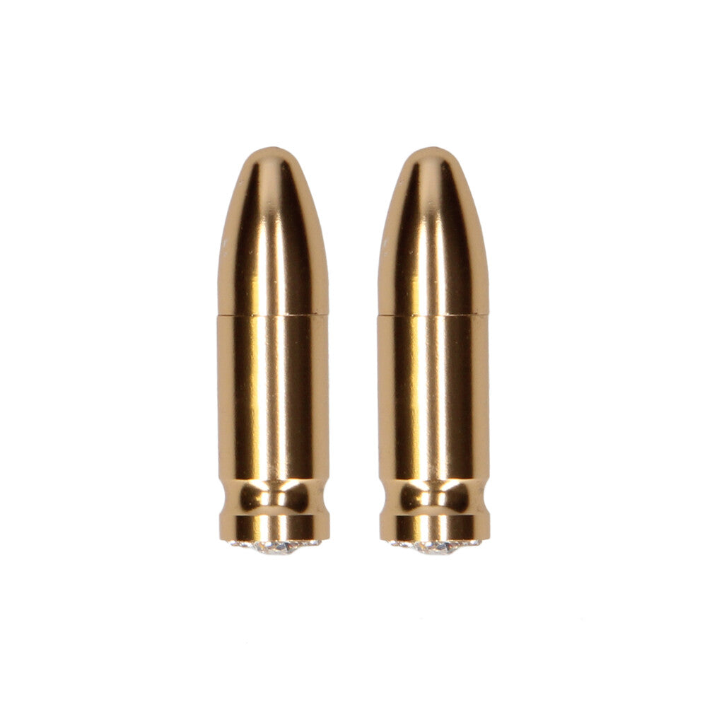 Pinzas magnéticas para pezones Ouch Diamond Bullet Gold