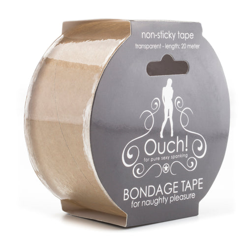 Cinta de bondage transparente