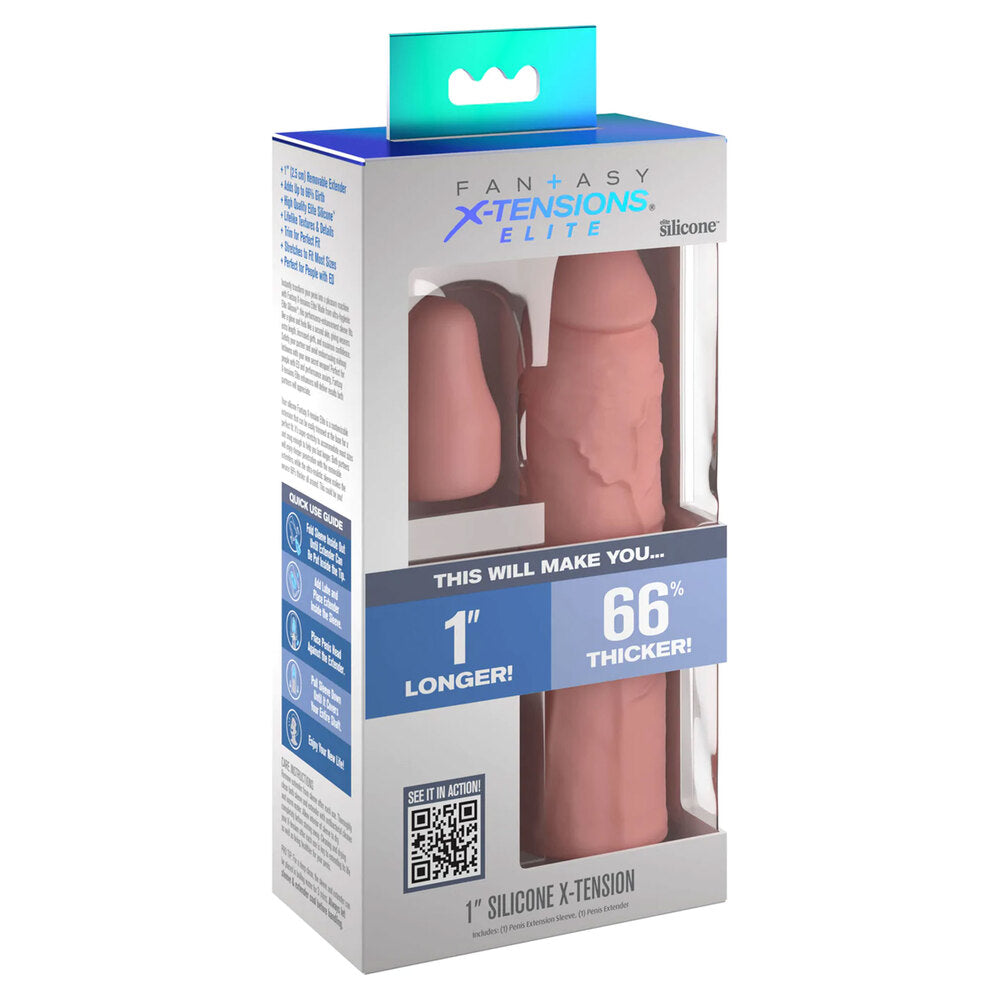 Extensor de pene XTensions Elite de 1 pulgada