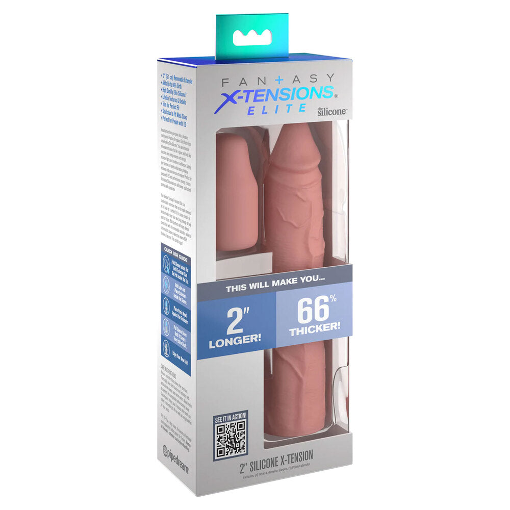 Extensor de pene XTensions Elite de 2 pulgadas