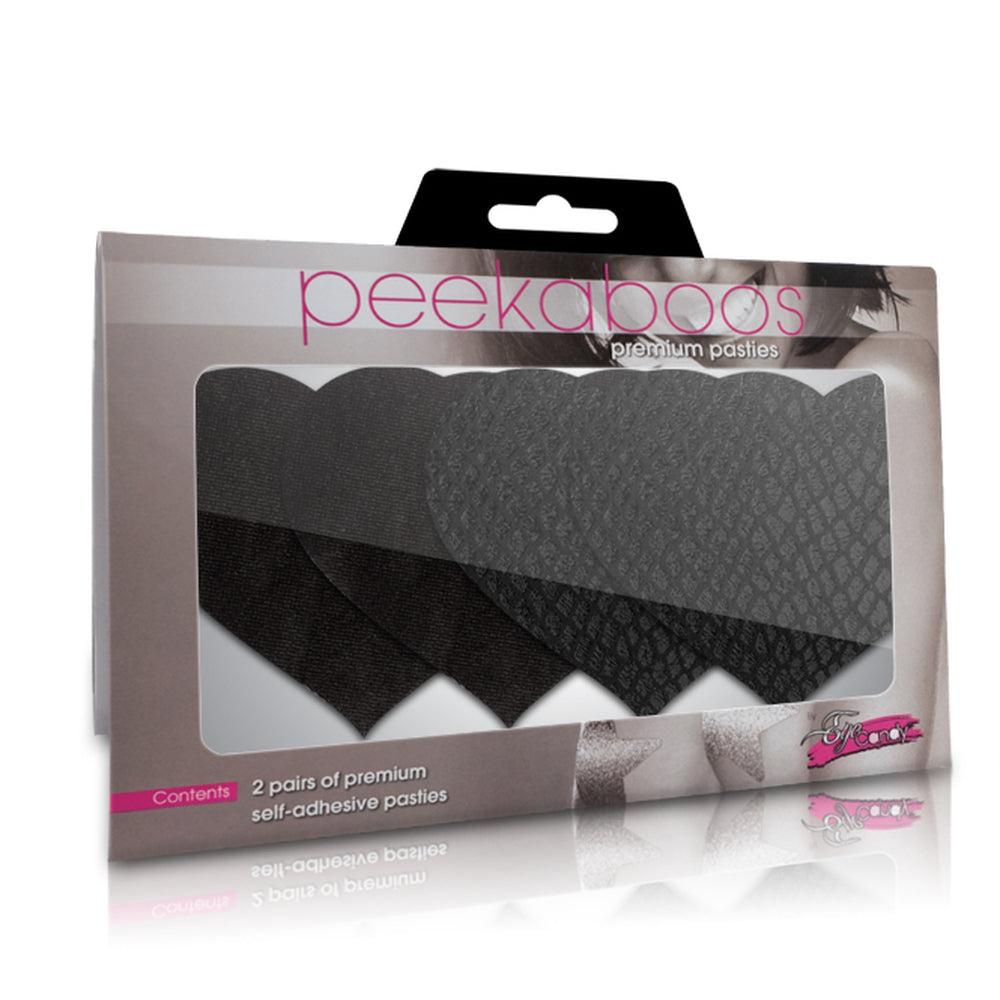 Empanadas Peekaboo Corazones Negros
