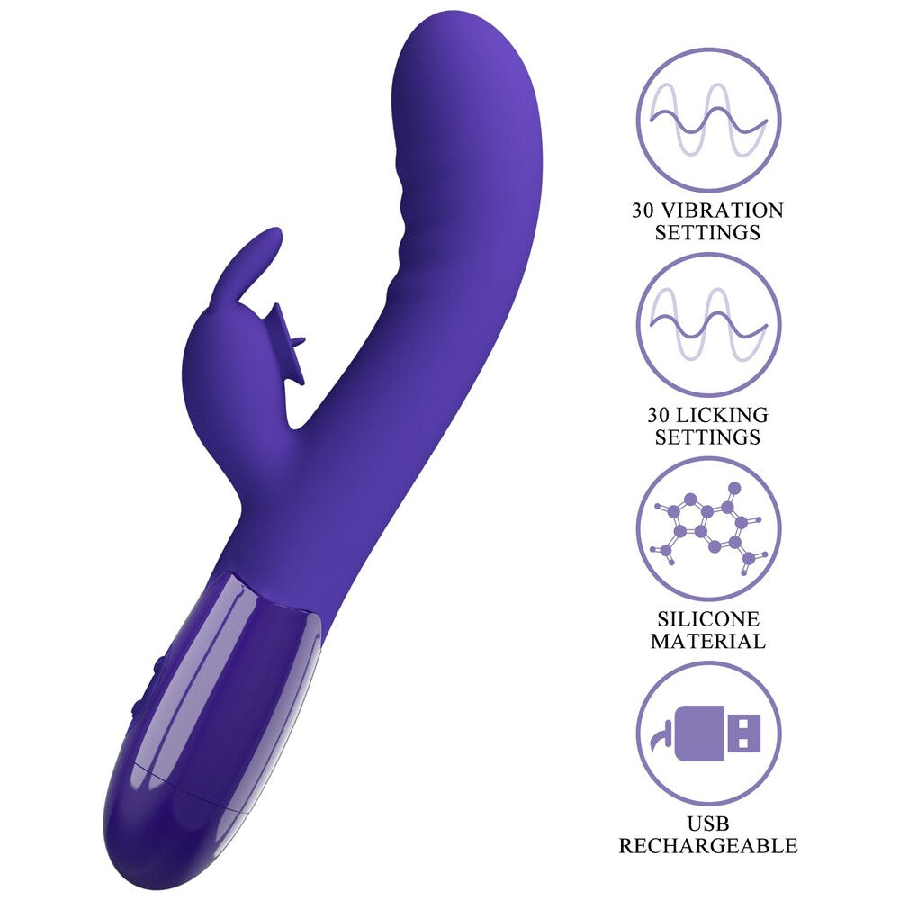 Vibrador de conejo juvenil Pretty Love Cerberus