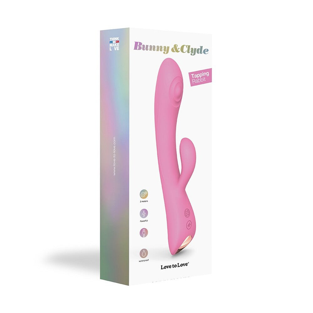 Conejito vibrador rosa Love To Love Bunny y Clyde
