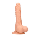 Pene RealRock de 20 cm con testículos, color rosa carne