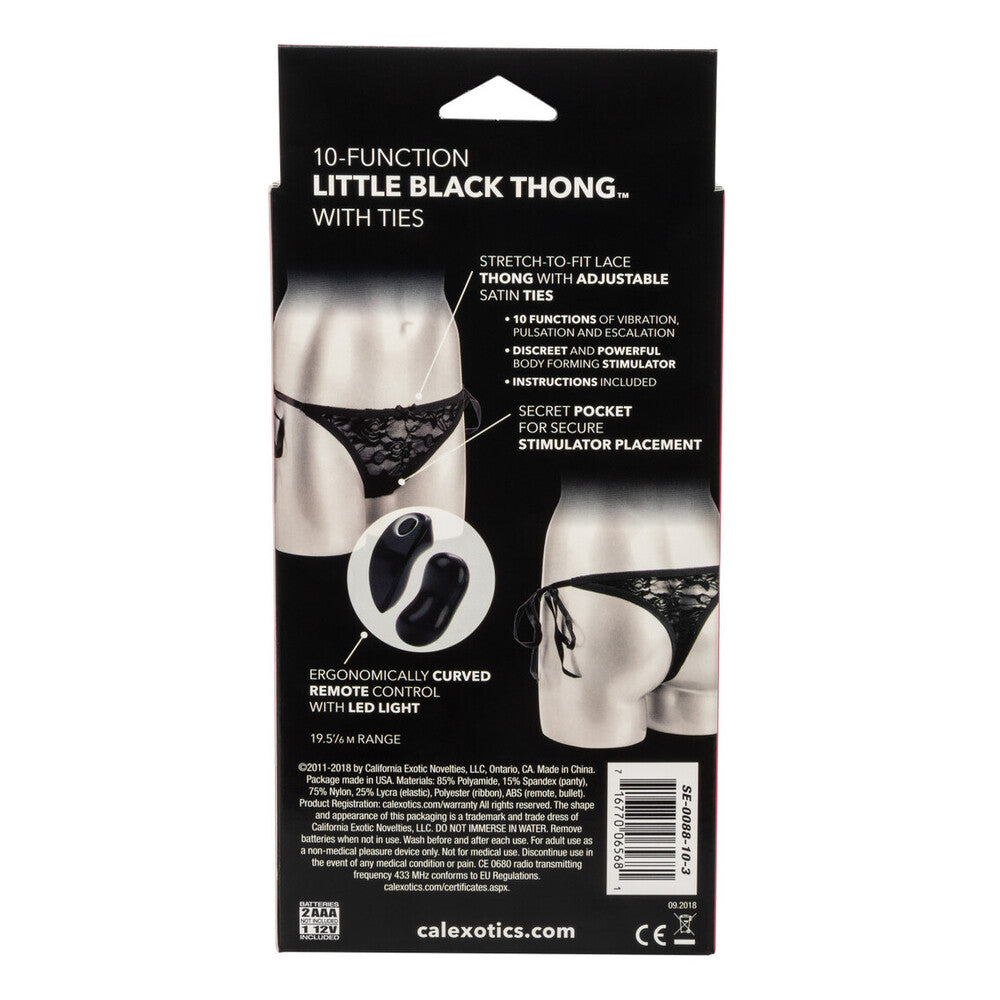 Tanga con control remoto de 10 funciones