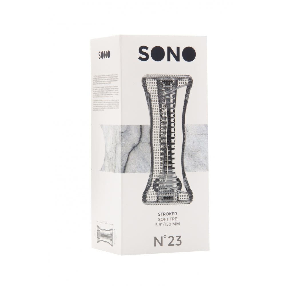 Sono No.23 Stroker Masturbador Masculino Transparente