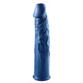 Funda extensora para pene de 1 pulgada de largo, 7,5 pulgadas, color azul