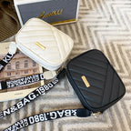 Shell Crossbody Bag for Women Fashion Small PU Leather Shoulder Bags Luxury Designer Quilted Female Zipper Purse and Handbags