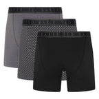 3 Pack Mens Soft Breathable Cotton Boxer Brief Underwear