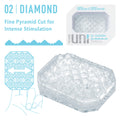 Masturbador de manga Tenga UNI Diamond
