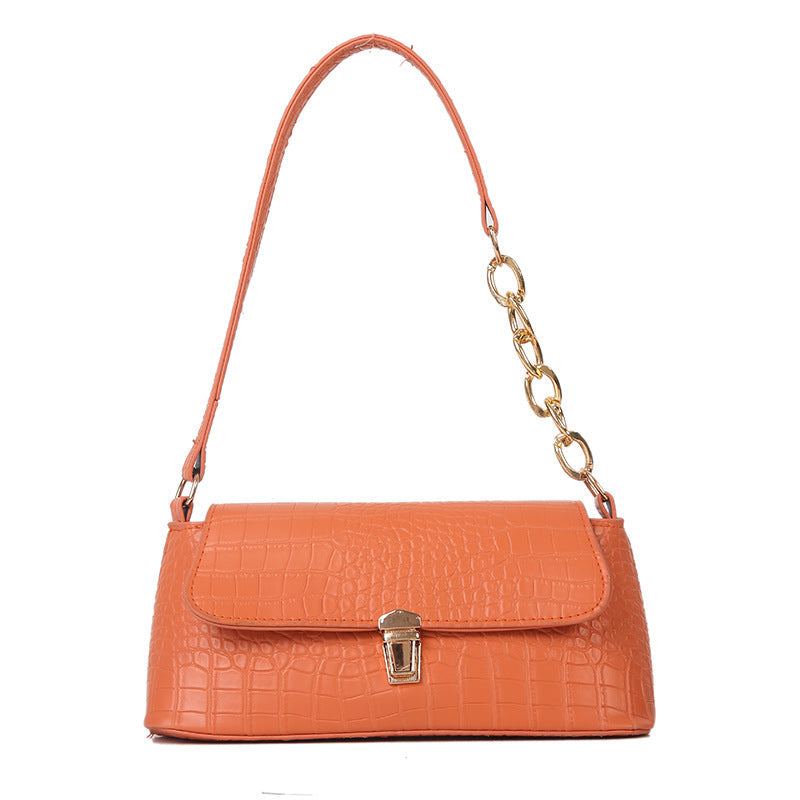French Minority One-shoulder Underarm All-match Baguette Bag Trendy