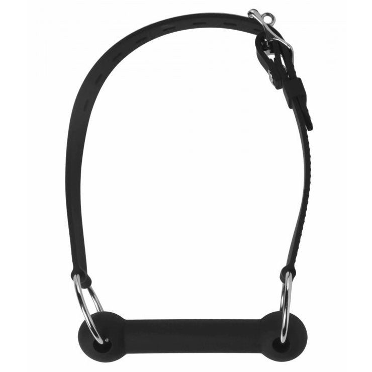 Mordaza de silicona con cerradura para caballo Master Series Mr. Ed
