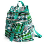 JNS-01 - Jacquard Bag - Teal Backpack