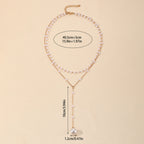 Pearl Double Layer Twin Pearl Necklace