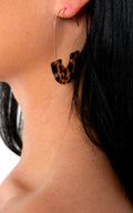 Hook Hoop Pattern Earrings