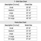 Sock Stack Men's Cotton T Shirt and Long Pants Loungewear Set Lightweight Breathable