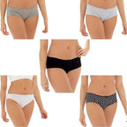 Daisy Dreamer Pack Of 10 Womens Cotton Briefs Underwear Shorts With Stretch Waistband