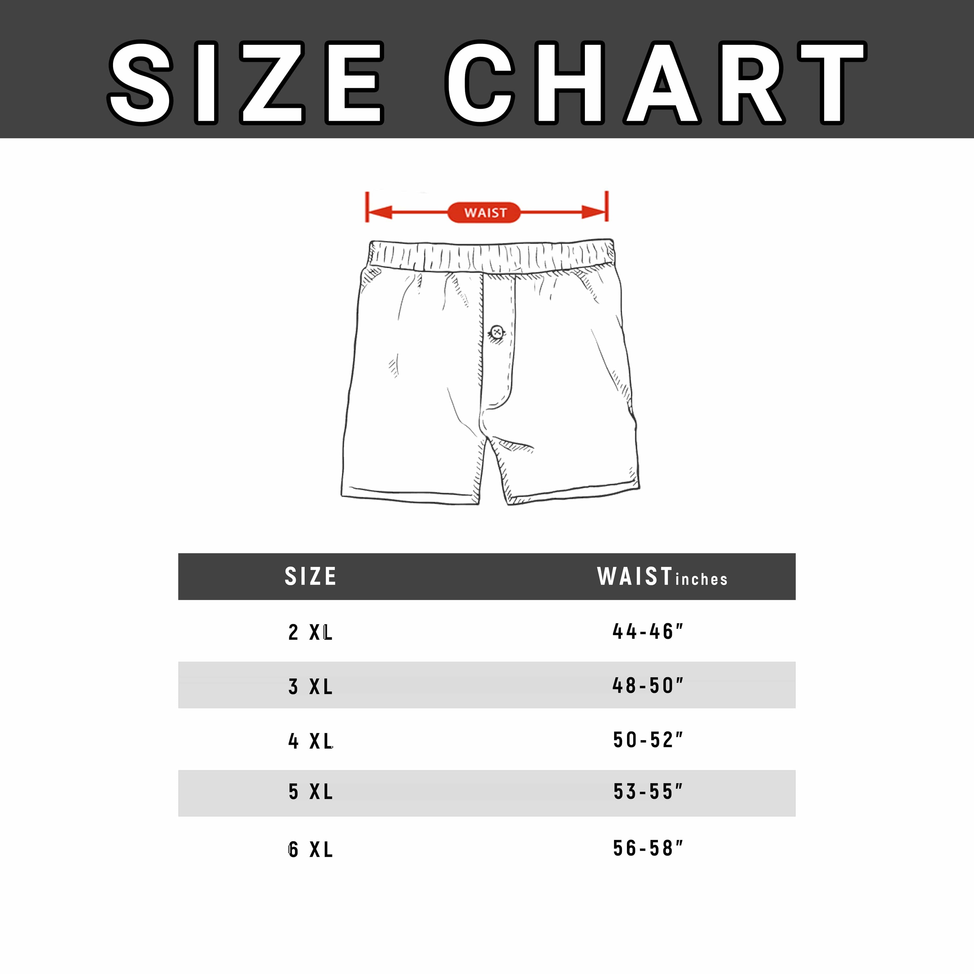 Sock Stack Pack Of 5 Mens Jersey Plus Size Boxer Shorts Cotton Classic Fit Underwear 2XL