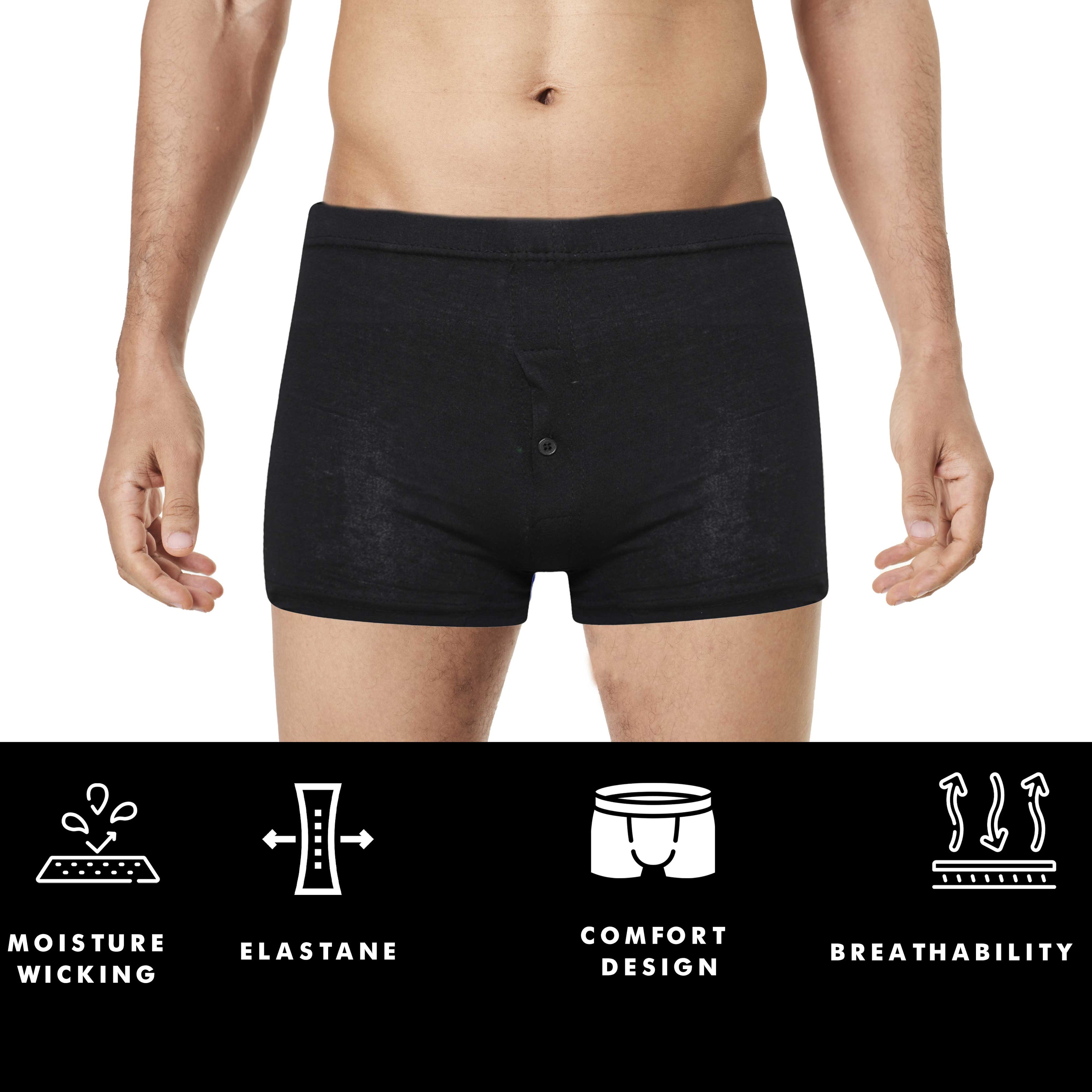 Sock Stack Pack Of 5 Mens Jersey Plus Size Boxer Shorts Cotton Classic Fit Underwear 2XL