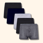 Sock Stack Pack Of 5 Mens Jersey Plus Size Boxer Shorts Cotton Classic Fit Underwear 2XL