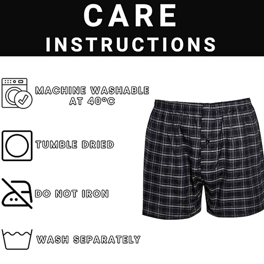 Sock Stack Pack Of 6 Boys Loose Fit Woven Boxer Shorts Cotton Mix Breathable Cotton Rich Stretch Comfort Fit